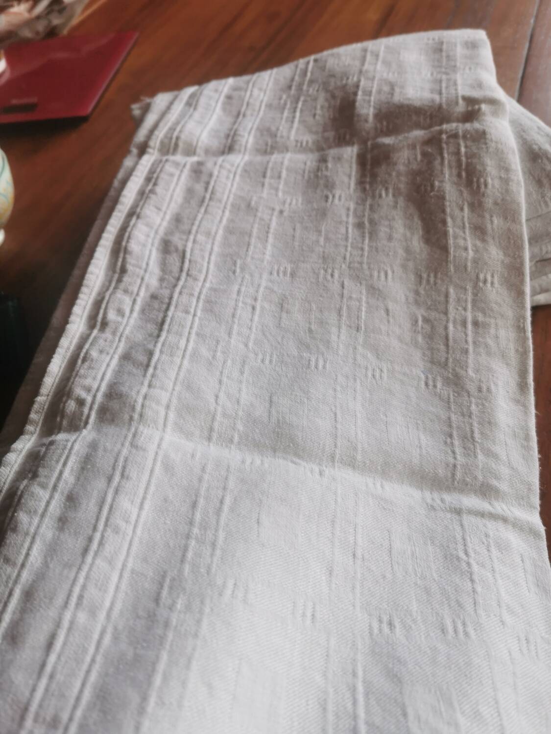 11 damask linen napkins monogrammed LL