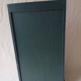 old blue wooden wall shelf