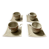 4 Vintage Kyoto Coffee Cups - Maison Montgolfier