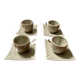 4 Vintage Kyoto Coffee Cups - Maison Montgolfier