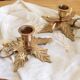 Pair of brass candlesticks