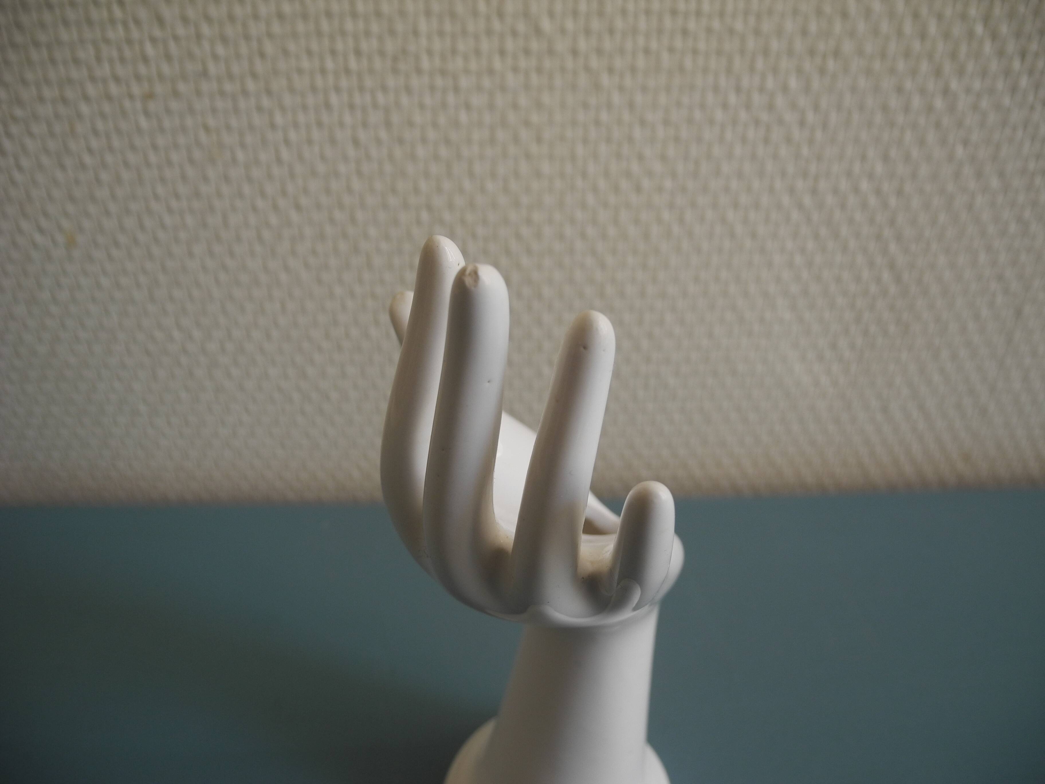 hand ring holder soliflore decorative retro shabby vintage ring holder