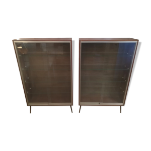Paire de vitrines en