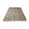 Beni ouarain tapis gris taupe petit motif 156x233cm