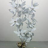 Flower Brass Floor Lamp, 1970s