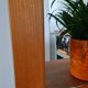 Scandinavian vintage wooden mirror