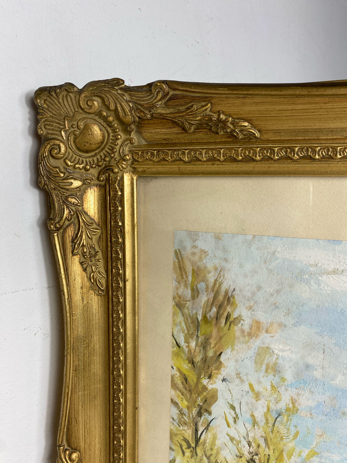 Painting, landscape, gouache by Jeanne Philippar-Quinet