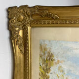 Painting, landscape, gouache by Jeanne Philippar-Quinet