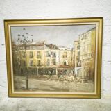 Oil on canvas Place du Tertre, Montmarte