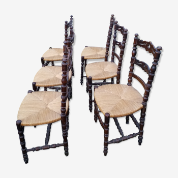 6 old chairs