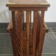 Rosewood and brass magazine stand table