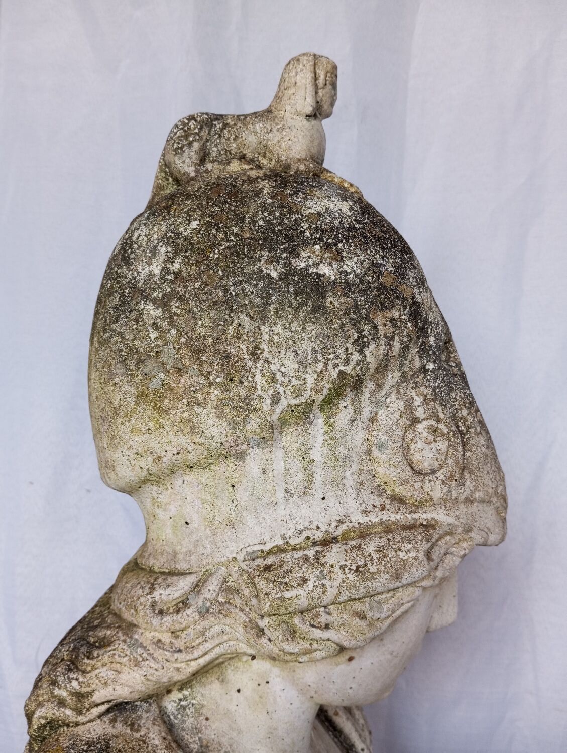 Bust of Minerva in reconstituted stone