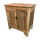 Vintage Parisian buffet made of raw wood