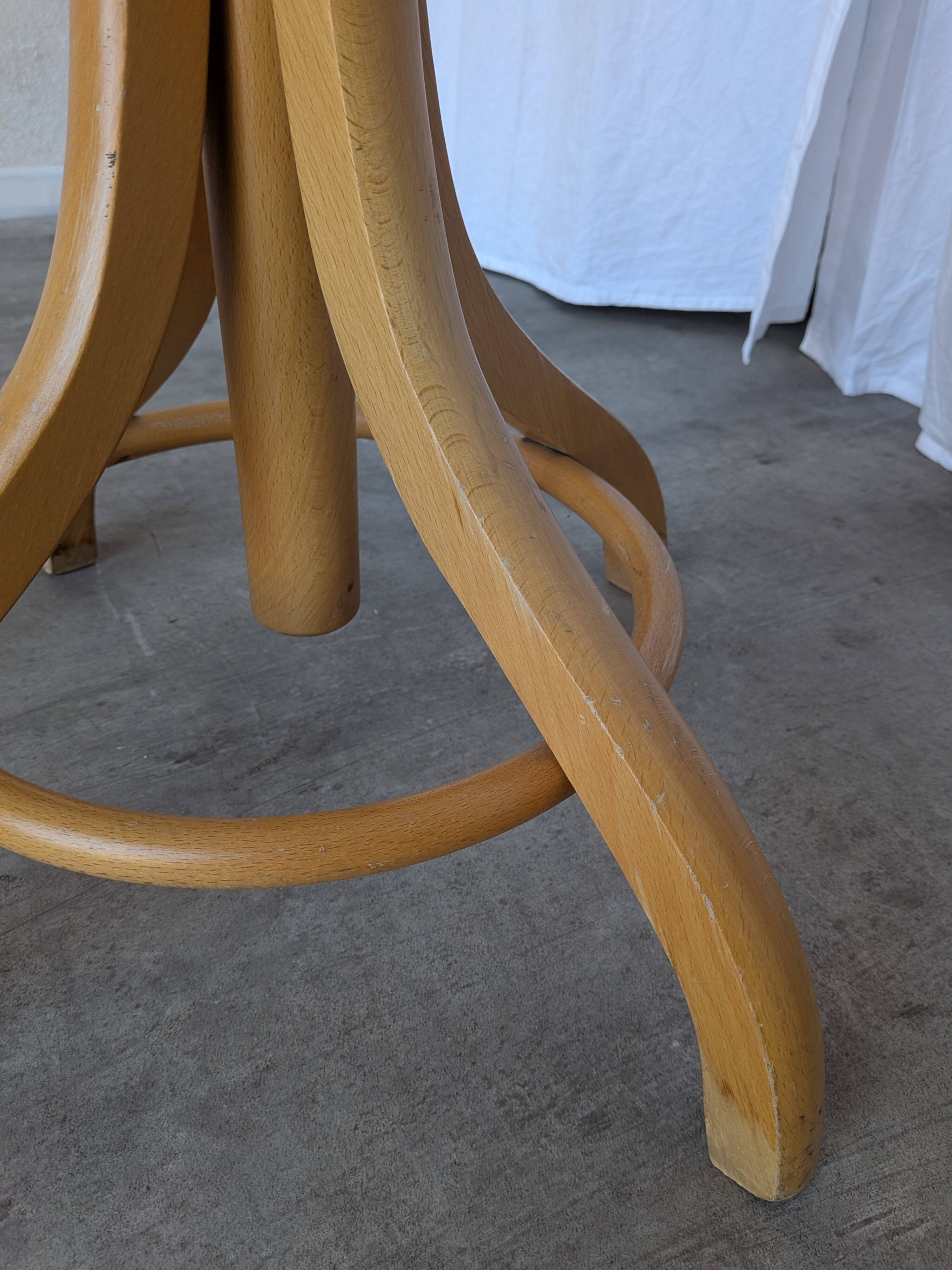 Vintage Bentwood Coat Stand, Thonet Style Hall Tree, Wood Coat Rack