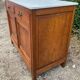 Ancien Buffet parisien en chêne et marbre