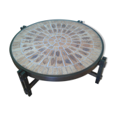 Table basse Roger Capron en palissandre