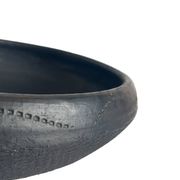 Plat Abron "Kânâh" in smoked terracotta | Ø 31cm diameter
