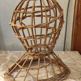 Old Marotte rattan hat head