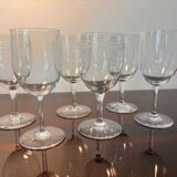 4 Perfection and 2 Byzantine Baccarat glasses