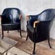 2 designer armchairs by Umberto Asnago for Giorgetti Italy