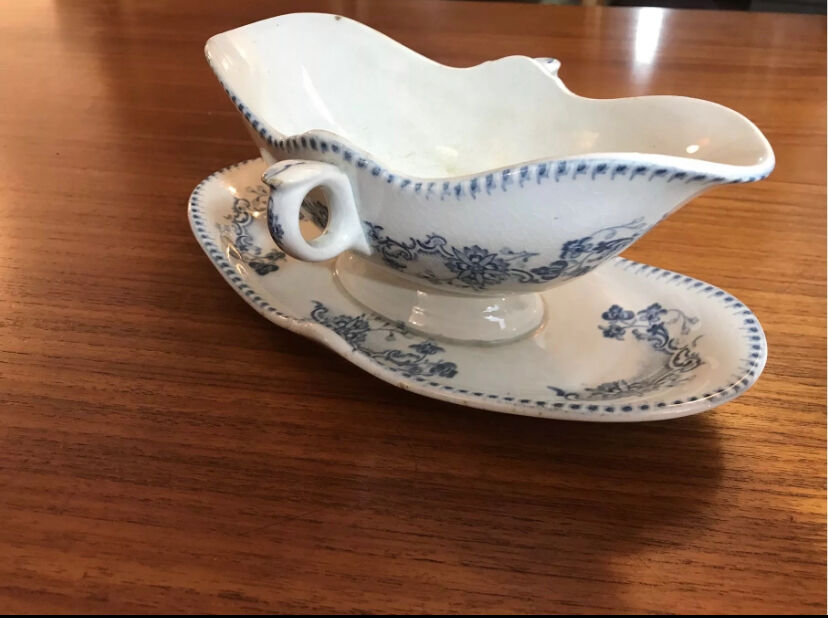 Pop-up Christmas 2022 - Saucière Lunéville in Iron Earth early twentieth