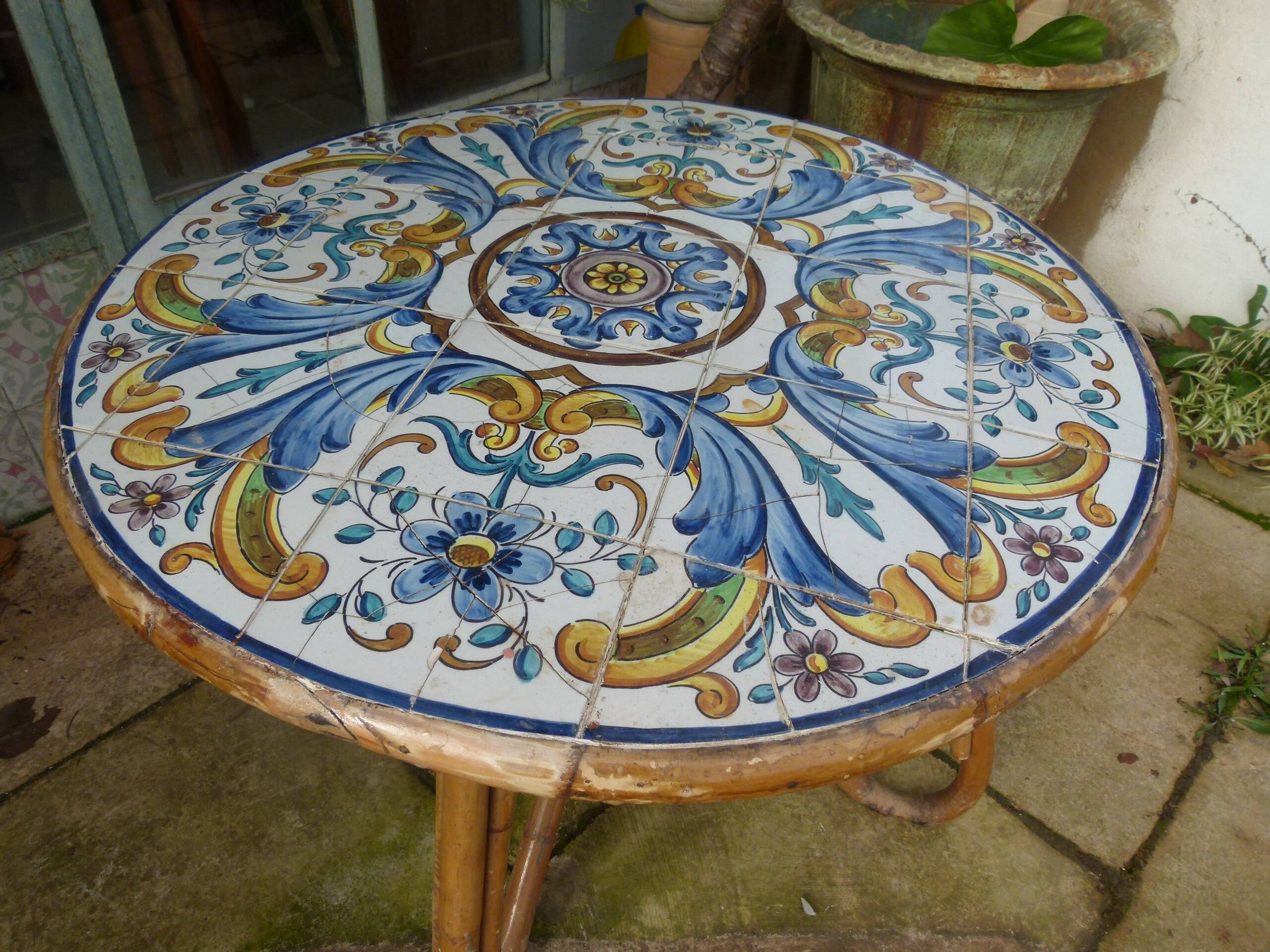 20th century ceramic table