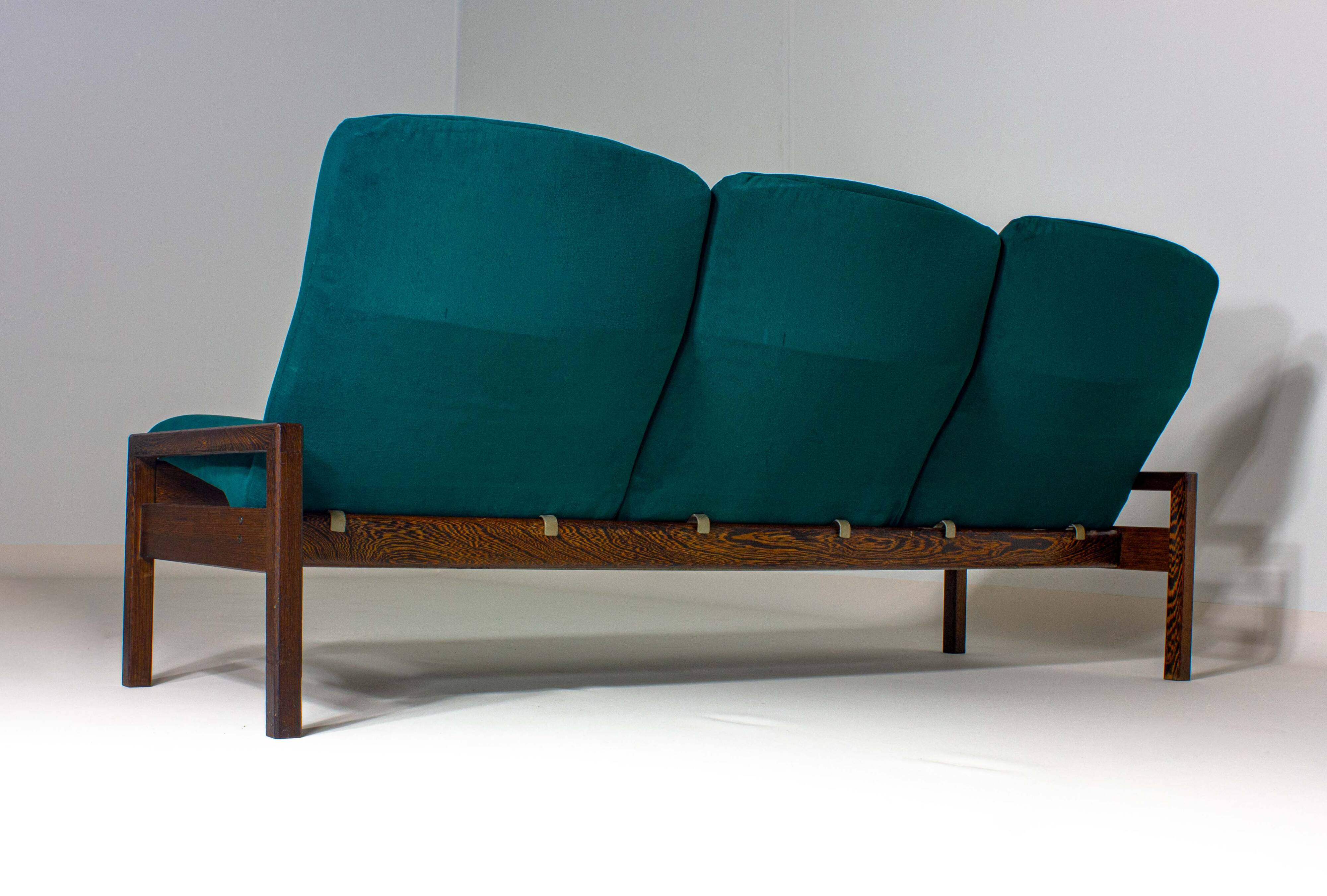 Rare mid-century sitting corner by Georges van Rijck, 1960s Belgium