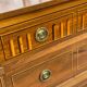 Commode noyer marqueterie brillant époque XVIII ème
