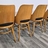 Dining Chairs by Radomir Hoffman for Ton, 1950s, Set of 8