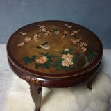 Antique Japanese coffee table with stools