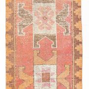 3x11 Colorful Turkish Vintage Runner Rug, 92x328Cm