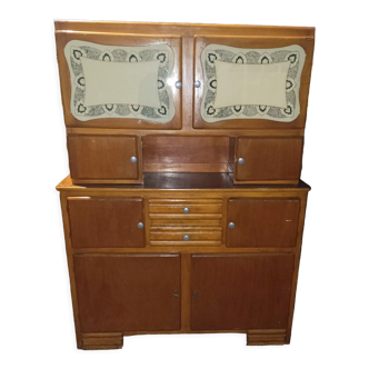 Old cabinet Mado wood vintage 1950