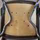4 fabric and metal chairs