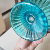 Coupe en cristal bleu