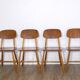 Series of 4 Scandinavian chairs from Nesto 1960