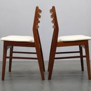 Set of six Danish mid-century teak dining chairs, Denmark, 1960s