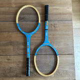 Wooden tennis rackets