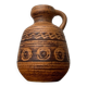 East German pottery vase from the mid-century GDR by Strehla Keramik, 1960s.