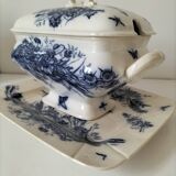 Antique set of rectangular dish and soup tureen – Mouzin-Lecat & Cie