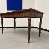 Old walnut bistro table