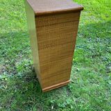 Rattan bedside table