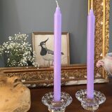 Crystal candlesticks