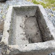 Blue stone tray cut 19th century