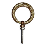 Set of 3 pulling furniture rings in brass 30s