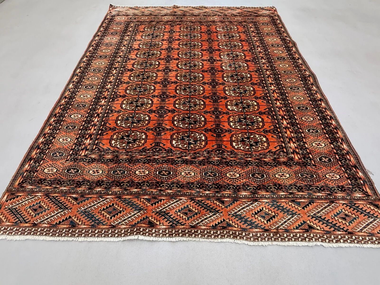 Afghan Turkoman rug 204x161 cm, large 2523