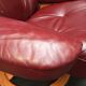 Scandinavian reclining relax armchair in Anderssons leather
