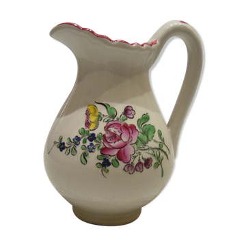 Lunéville earthenware ball pitcher