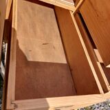 wooden workshop furniture, drawer unit