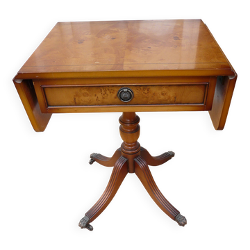 table d'appoint en bois à rabats style anglais