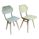 Paire de chaises de salle à manger modernes du milieu du siècle des années 1960 par TON